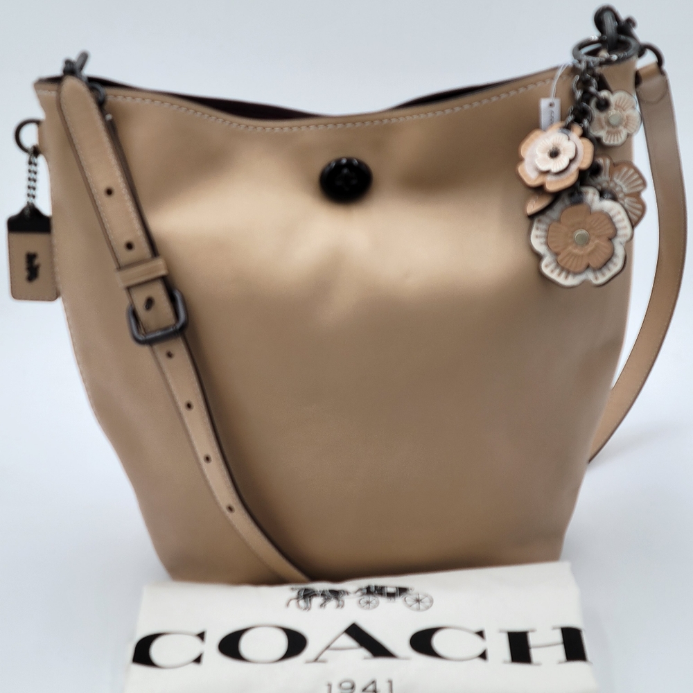 💥SALE💥Coach 1941 Glovetanned Leather Turnlock Duffle Bag, EUC